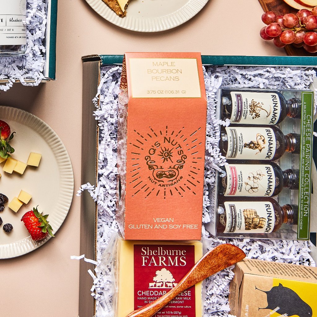 A Gift Inside Perfect Pairings Deluxe Fruit, Cheese and Gourmet Box