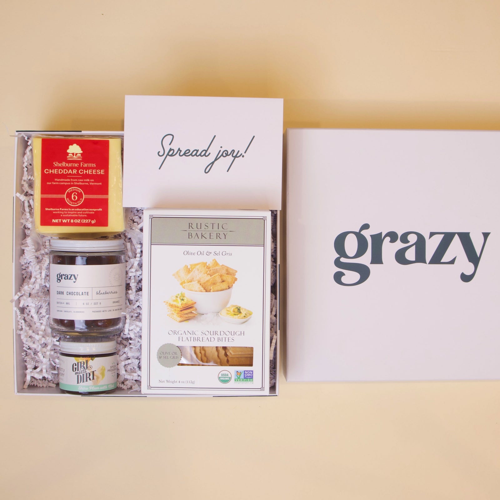 Grazy Vegan Plant Based Cheese Board Gift Basket